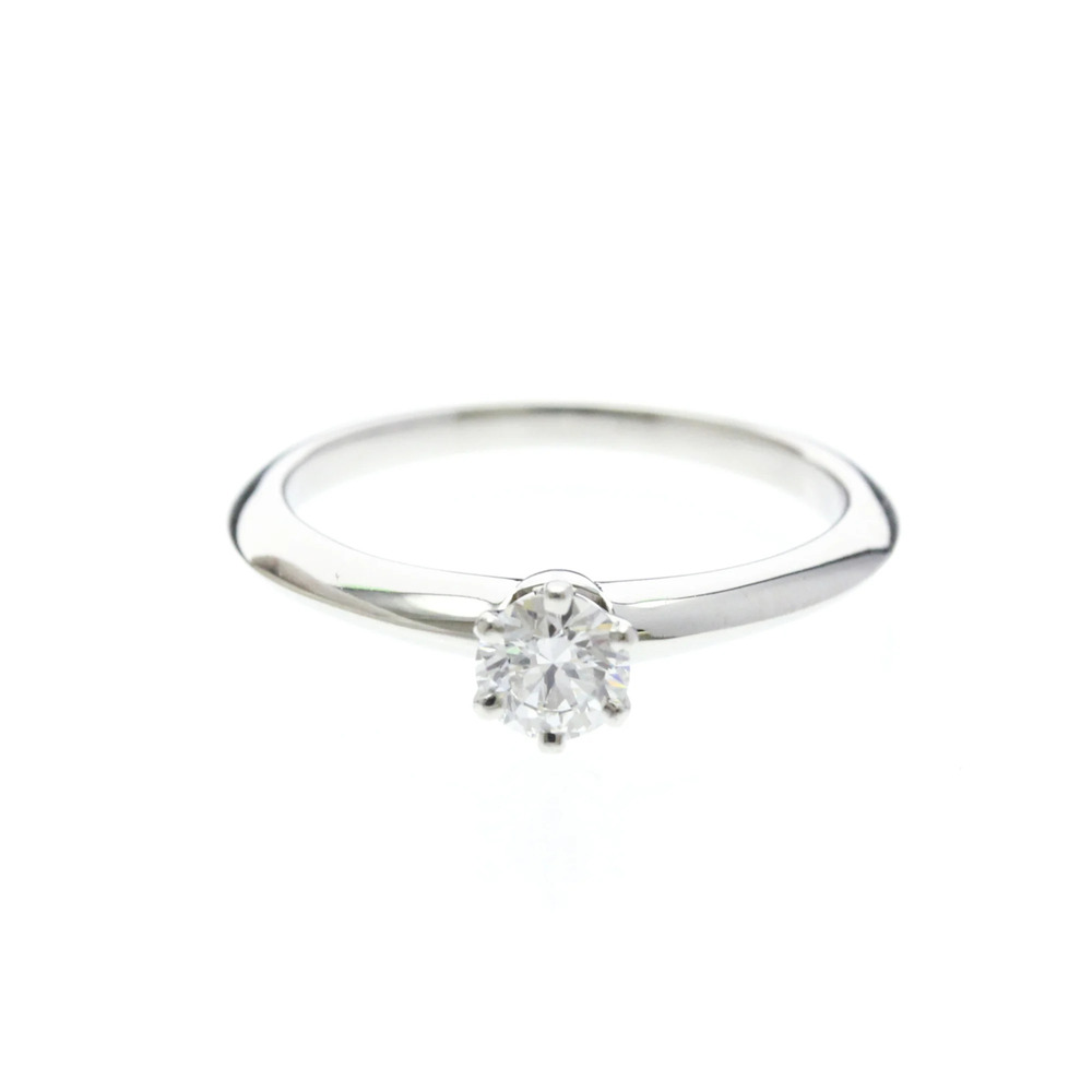 TIFFANY & CO. Silver Diamond Ring